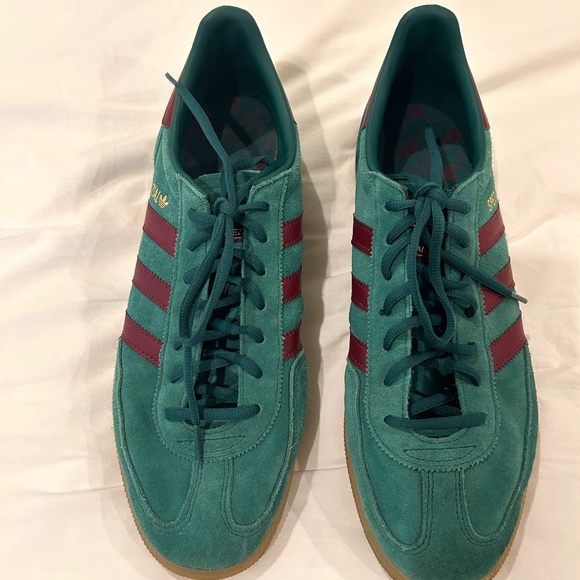 Men's adidas Handball Spezial Collegiate Green Shadow Red, size 11.5 US - Picture 1 of 6